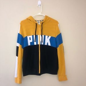 Pink Multicolored Colored Sweater.